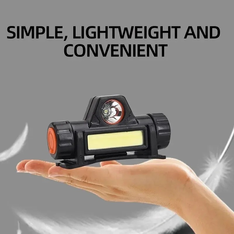 Outdoor Power Works - Powerful Head Light LED Rechargeable Work