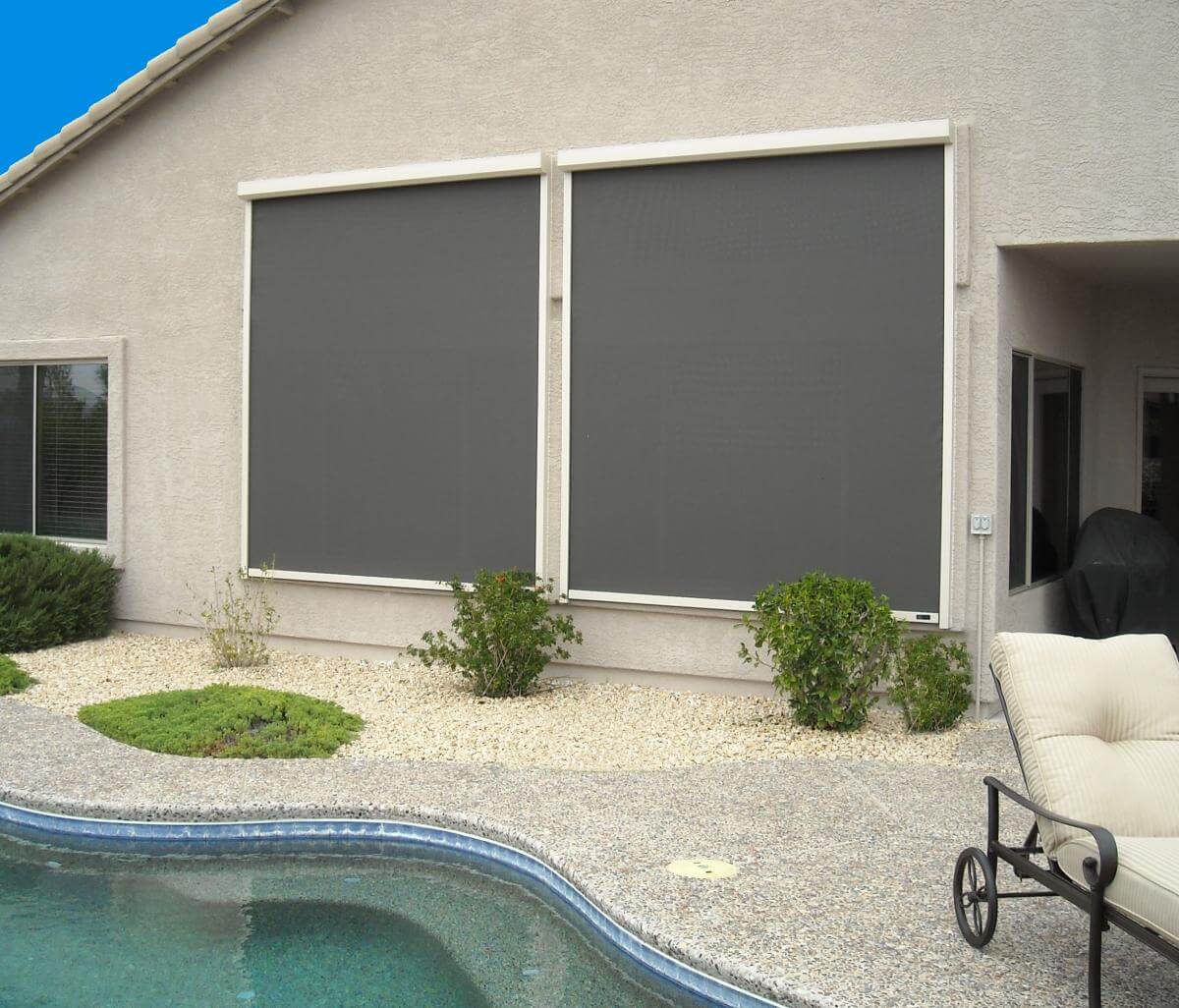 Made to Measure Cortina Terraz - Outdoor Power Blinds ulasan dan harga
