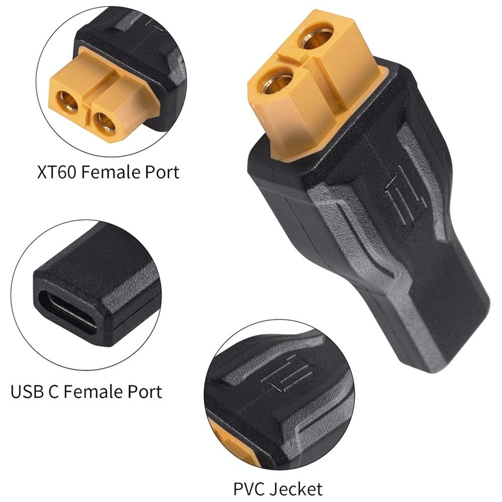 5525 7450 USB C to XT60 Adapte - Outdoor Power Adapter Usb C ulasan dan harga