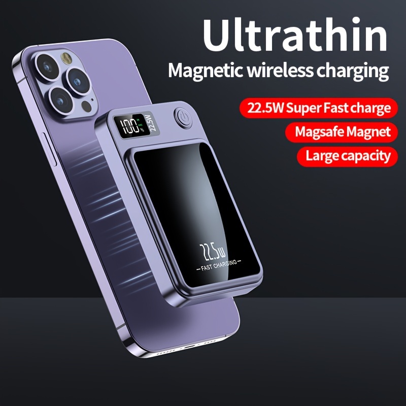 New 30000mAh magnetic wireless - Outdoor Power Adapter Usb C ulasan dan harga