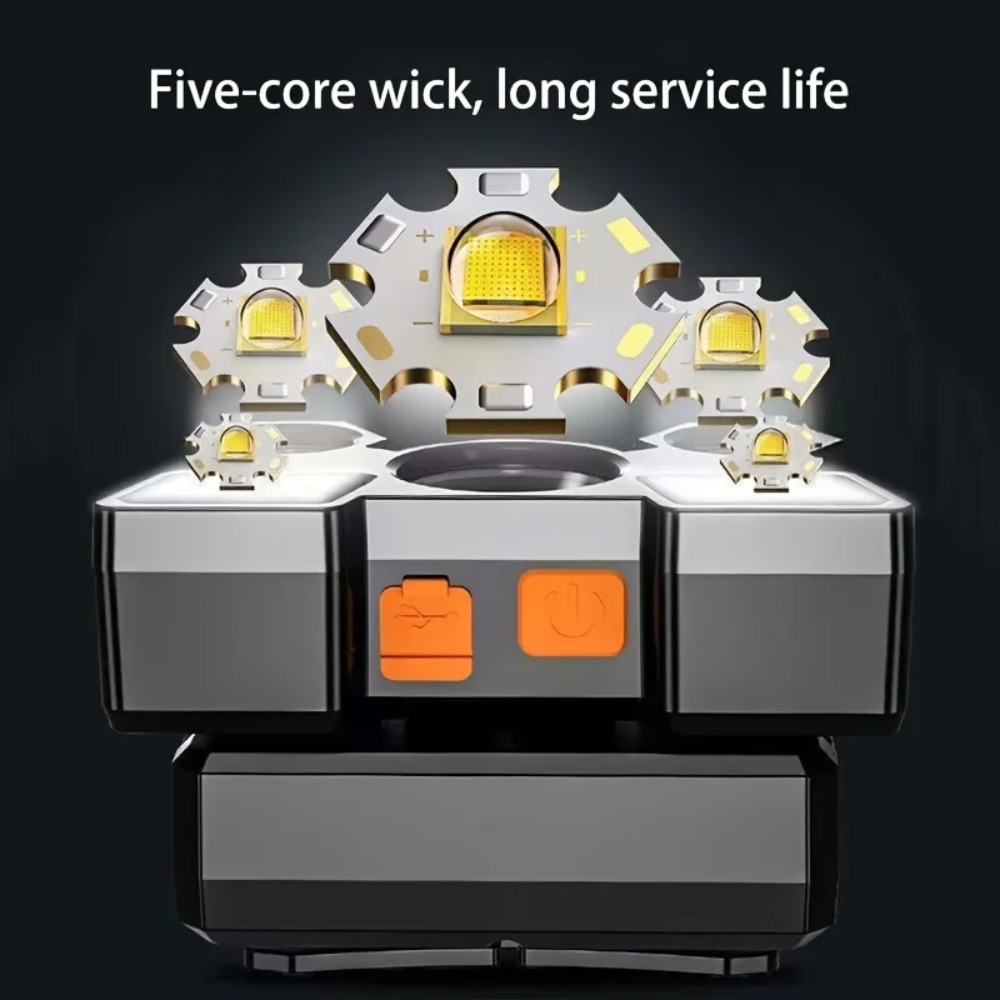 5*LED High Power Headlamp Supe - Outdoor Power Reno ulasan dan harga