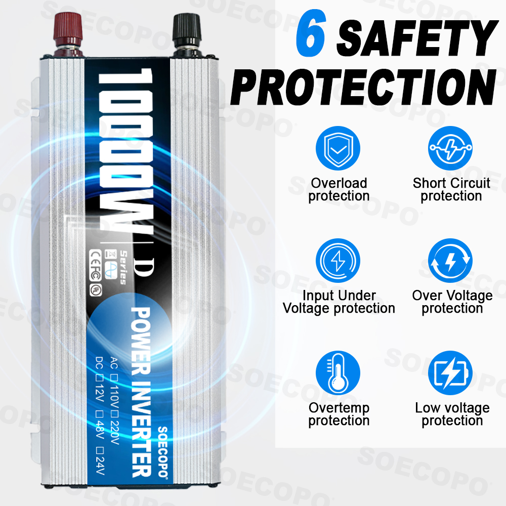 SOECOPO 7000W Solar Power Syst - Outdoor Power Inverter ulasan dan harga