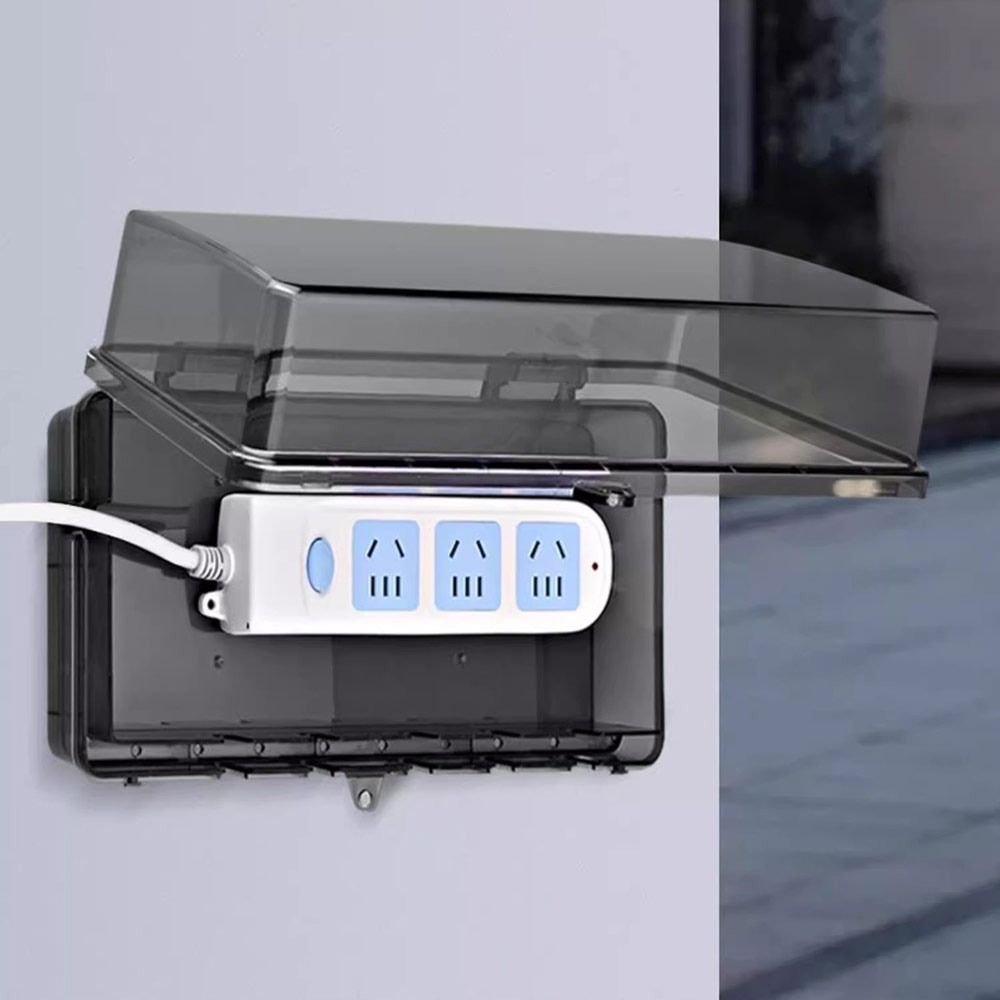 Durable Plastic Plug Box Water - Outdoor Power Strip ulasan dan harga