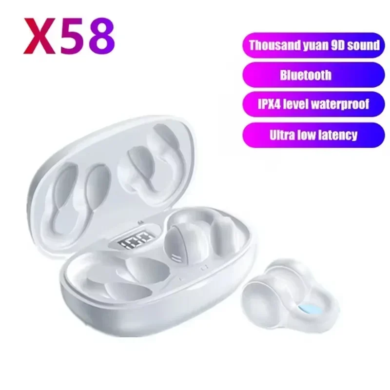 NEW X58 Wireless Earphones Noi - Outdoor Power Adapter Usb C ulasan dan harga