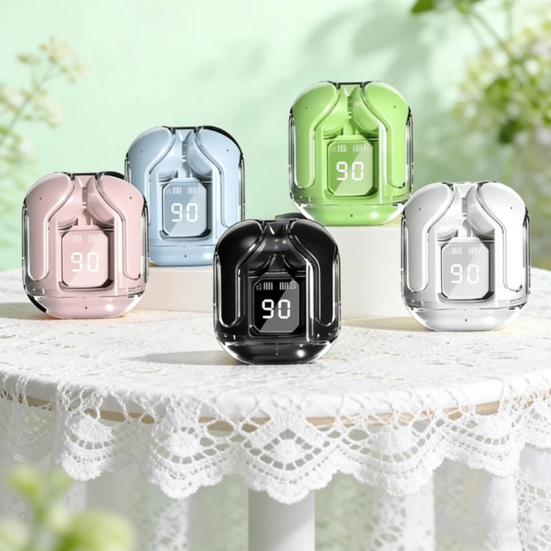 Wireless Mini Earbuds LED Powe - Outdoor Power Adapter Usb C ulasan dan harga