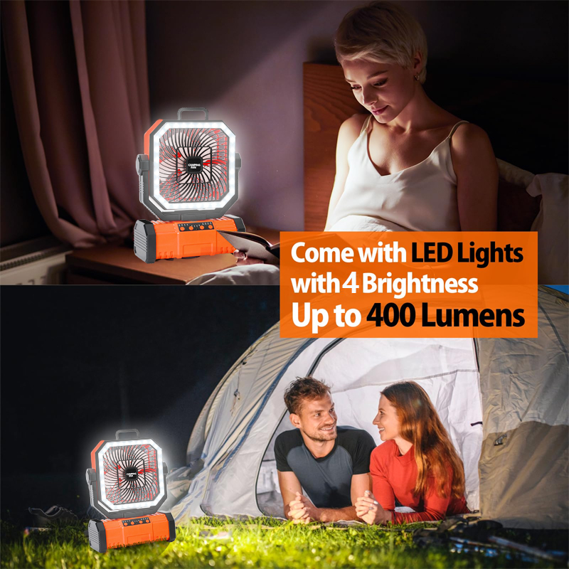 20000mAh Camping Ceiling Fan R - Outdoor Power Reno ulasan dan harga