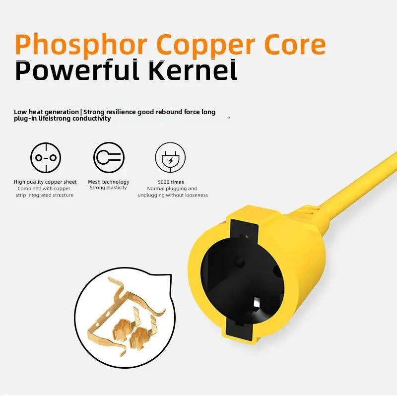 16A EU Schuko Power Strip 4KW  - Outdoor Power Strip ulasan dan harga