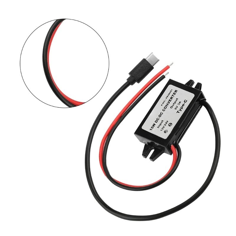 Reliable 12V/24V to 5V USB C P - Outdoor Power Adapter Usb C ulasan dan harga