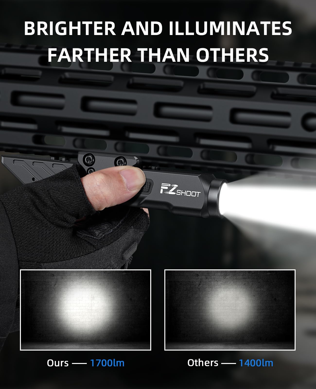 EZshoot 1700 Lumens Flashlight - Outdoor Power Reno ulasan dan harga