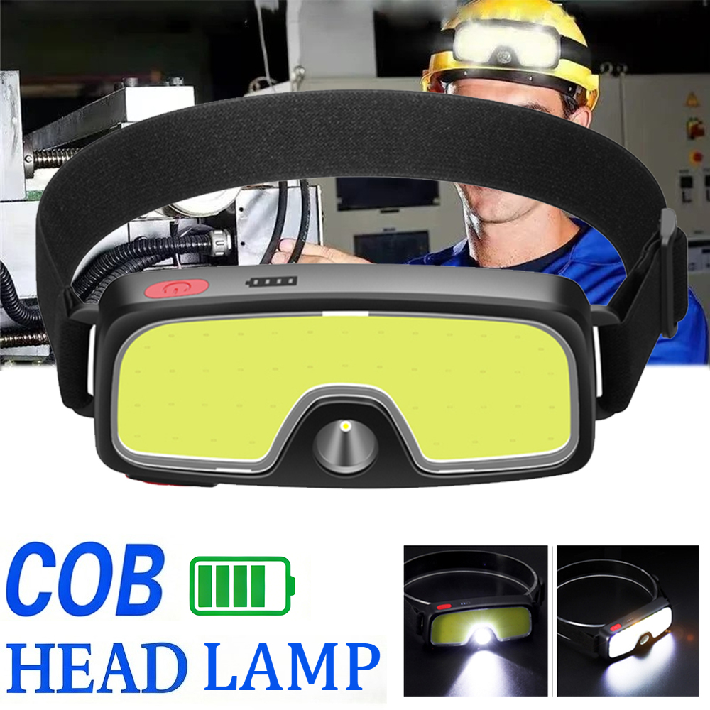 Powerful COB Headlamp Type-c/U - Outdoor Power Reno ulasan dan harga