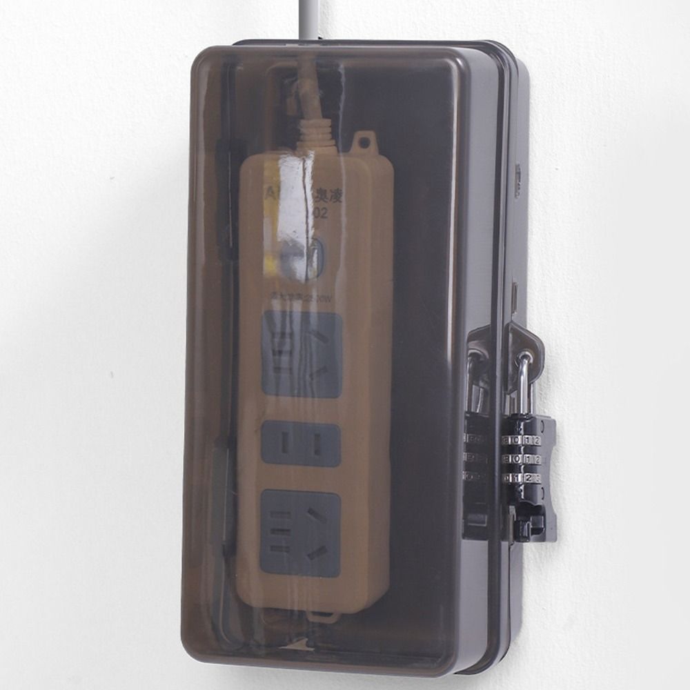 Durable Plastic Plug Box Anti- - Outdoor Power Strip ulasan dan harga