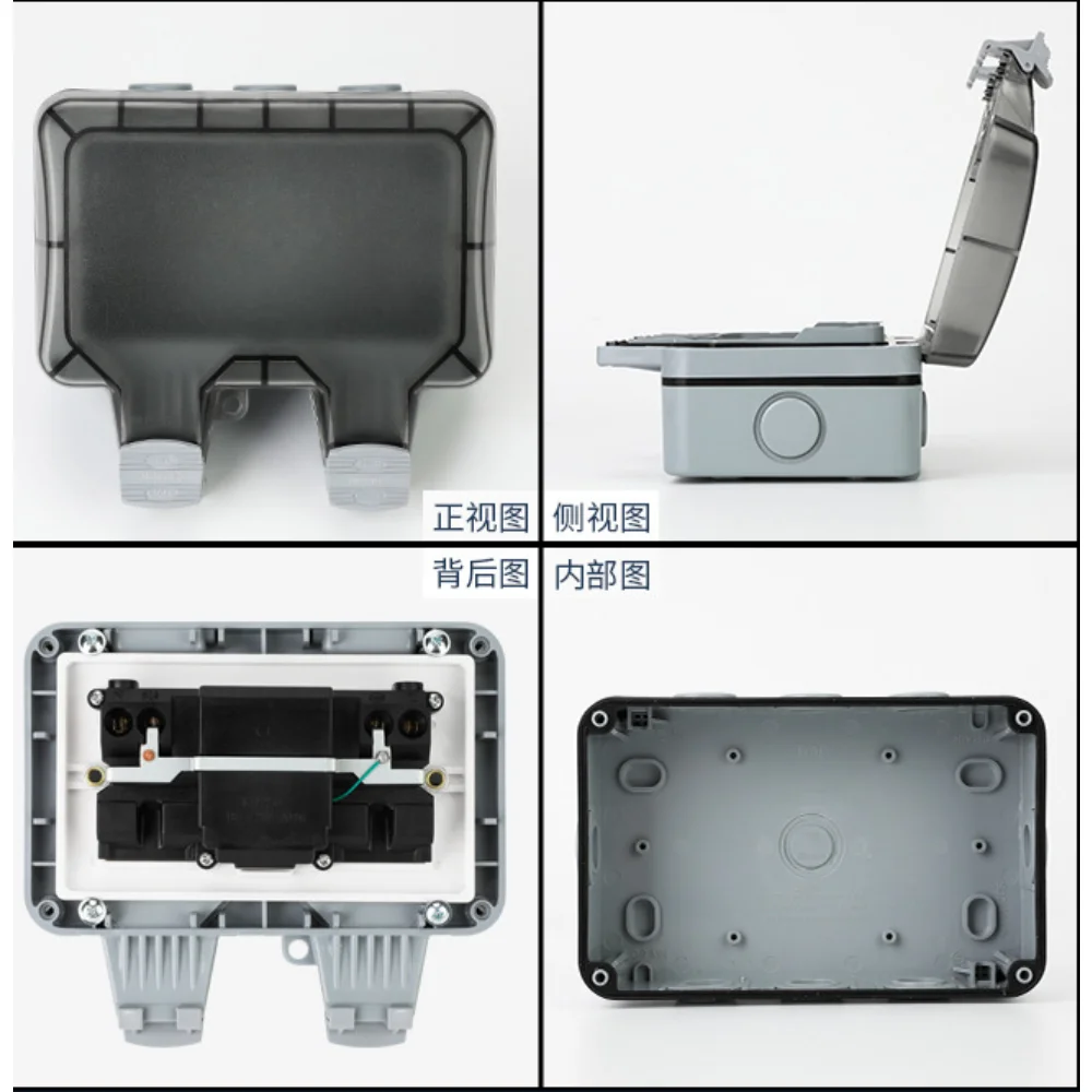 EU KR Outdoor Wall Waterproof  - Outdoor Power Strip ulasan dan harga