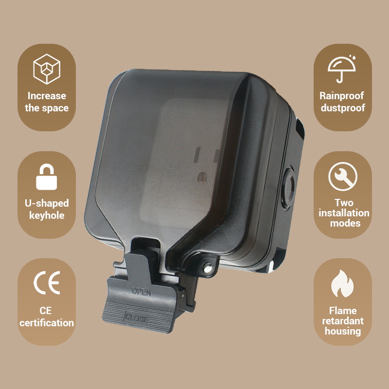 Avoir IP66 Wall Waterproof Soc - Outdoor Power Strip ulasan dan harga