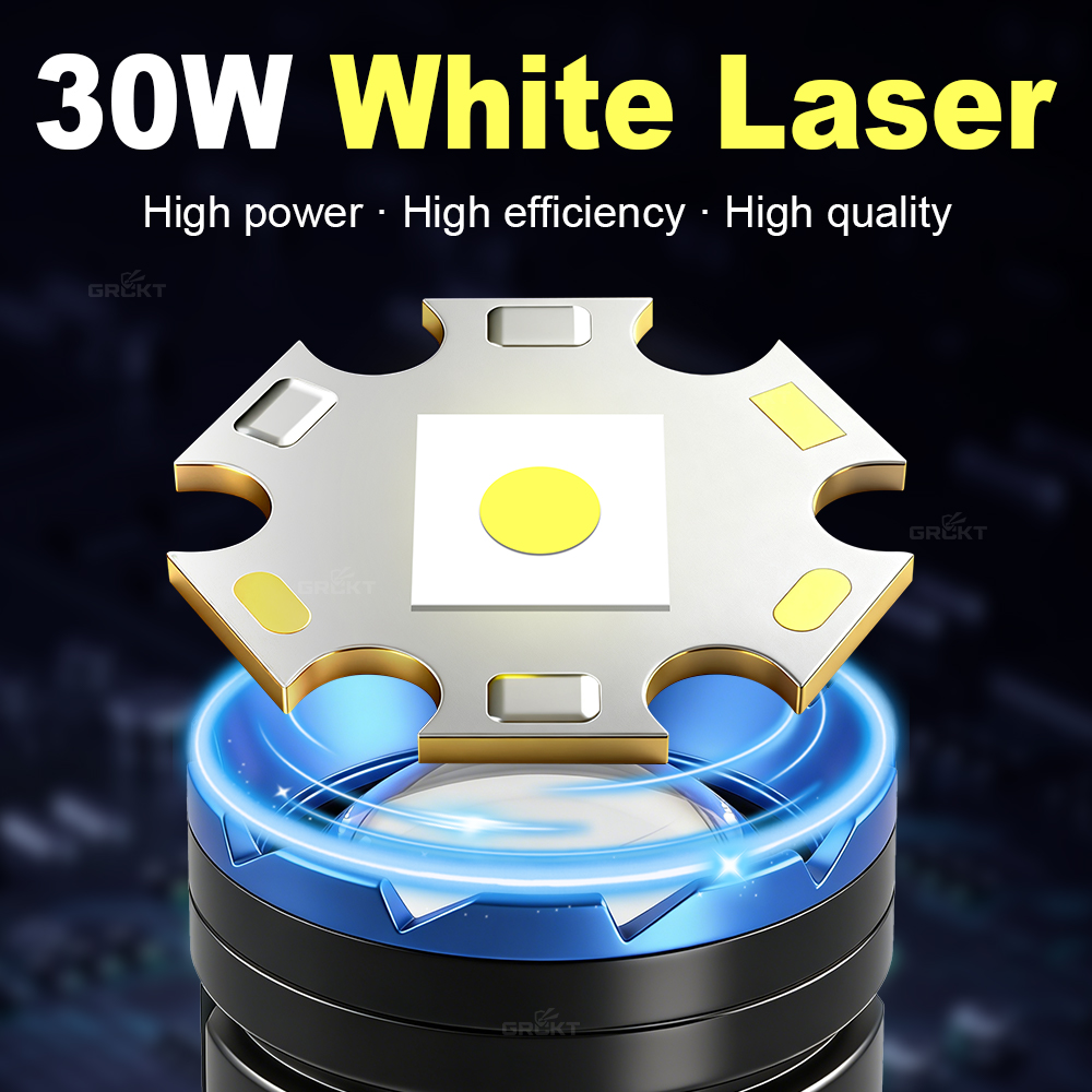 White Laser Camping Flashlight - Outdoor Power Reno ulasan dan harga