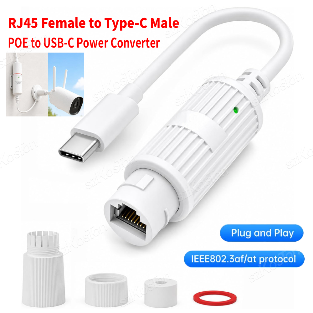 POE to USB-C Power Converter R - Outdoor Power Adapter Usb C ulasan dan harga