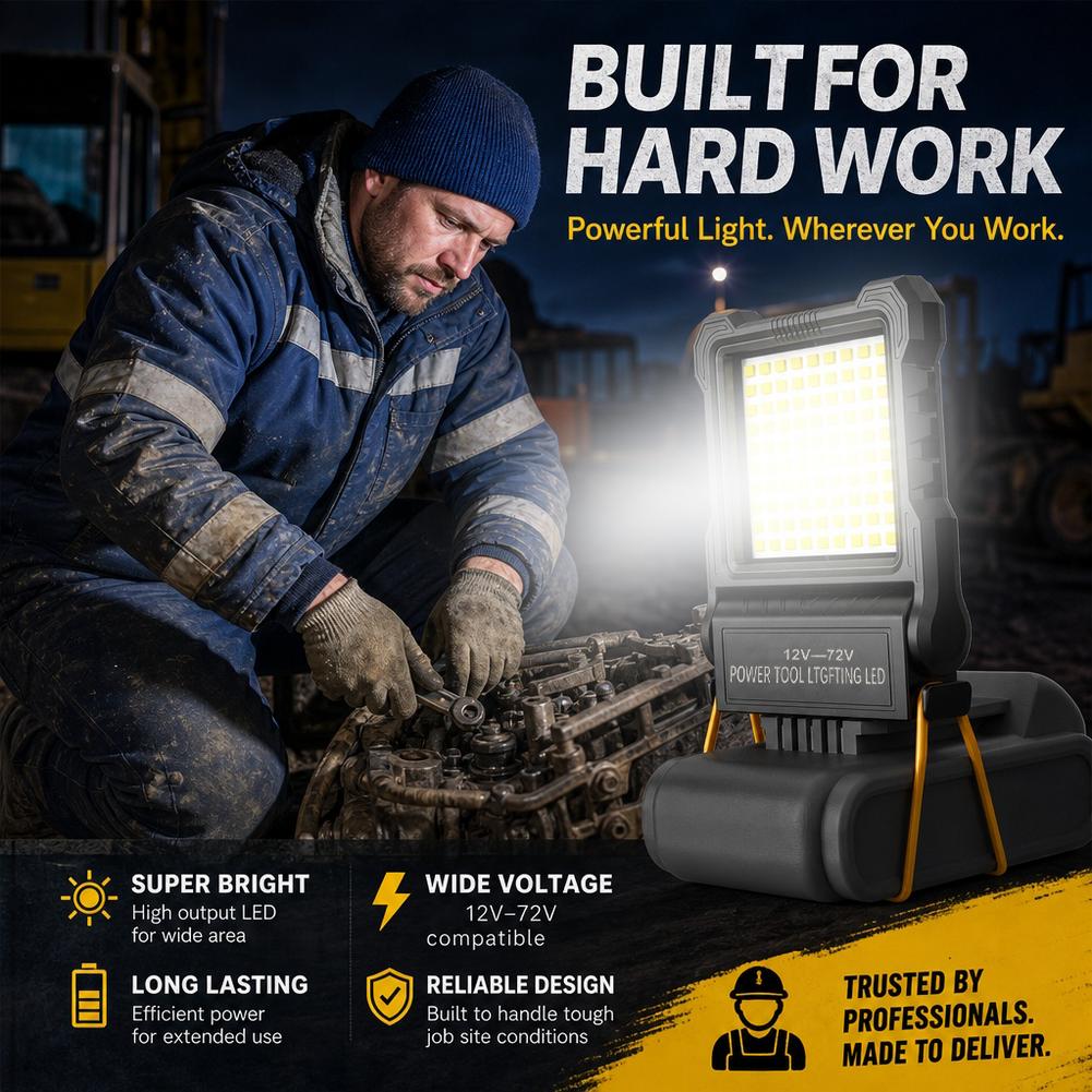 LED Work Light Waterproof Powe - Outdoor Power Works ulasan dan harga