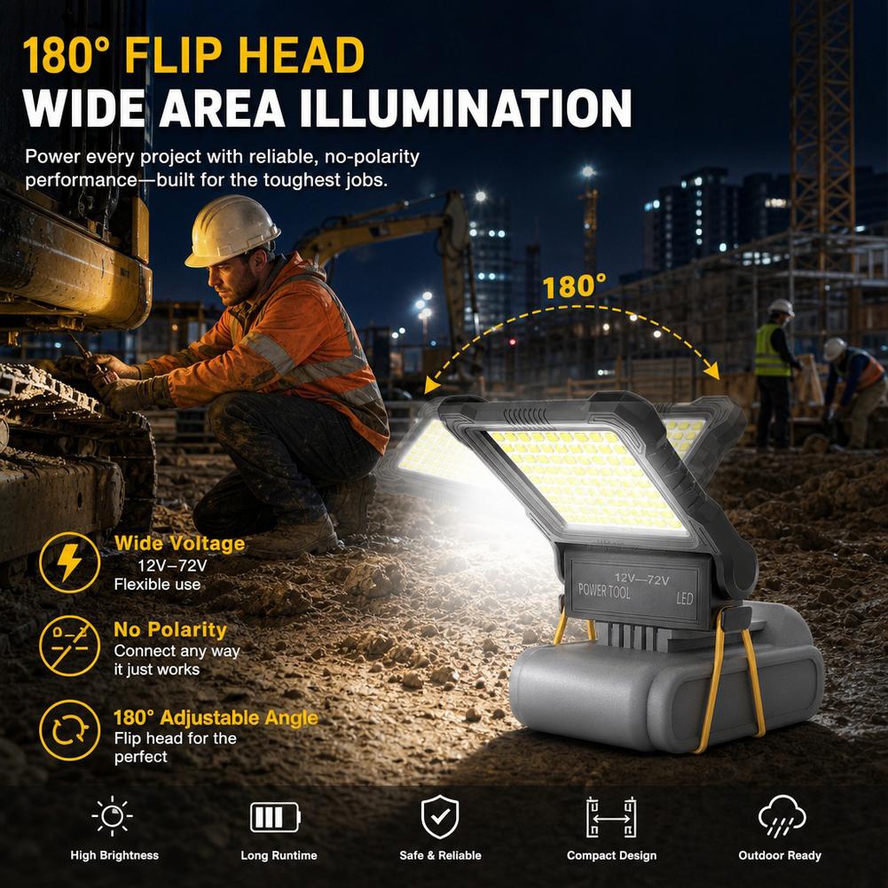 LED Work Light Waterproof Powe - Outdoor Power Works ulasan dan harga
