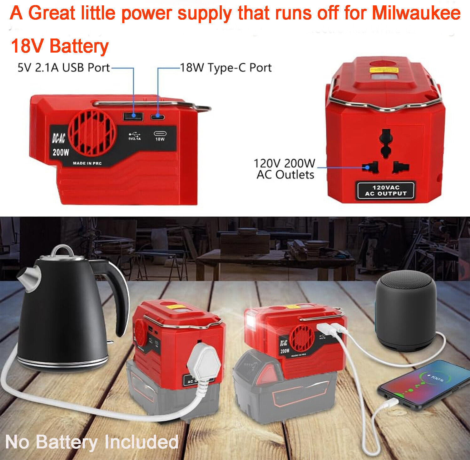 200W Portable Power Inverter 1 - Outdoor Power Inverter ulasan dan harga