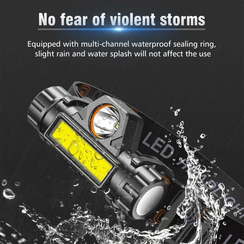 Powerful Head Light LED Rechar - Outdoor Power Works ulasan dan harga