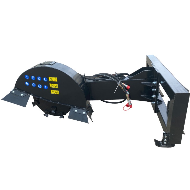 Stump grinder attached to a sk - Stump Grinder Attachment ulasan dan harga