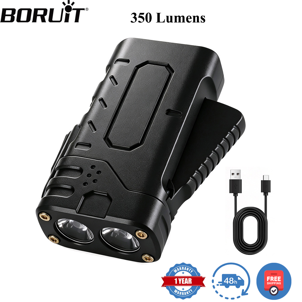 BORUIiT Hand Crank EDC LED Fla - Outdoor Power Reno ulasan dan harga