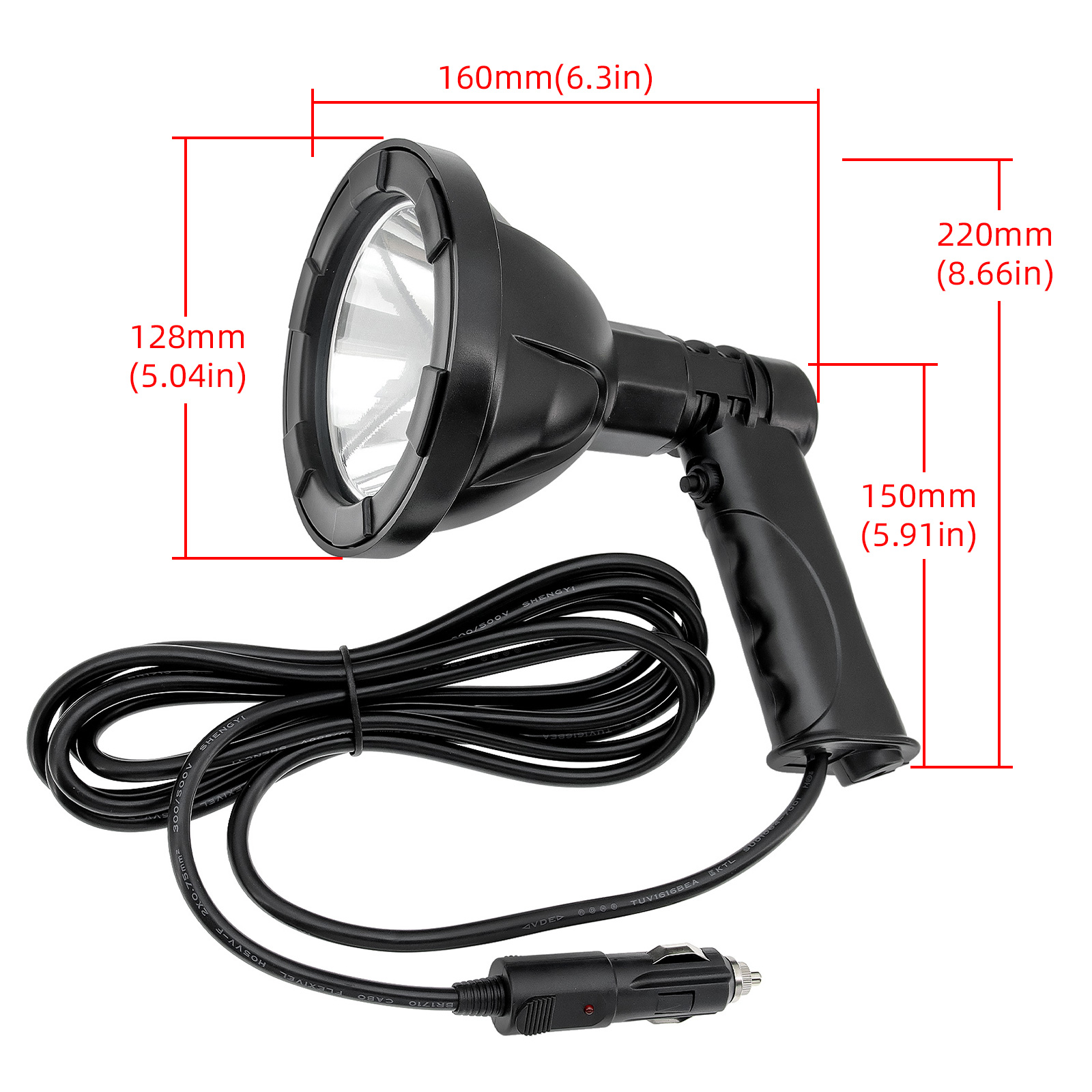 100W 4inch High Power Handheld - Outdoor Power Works ulasan dan harga