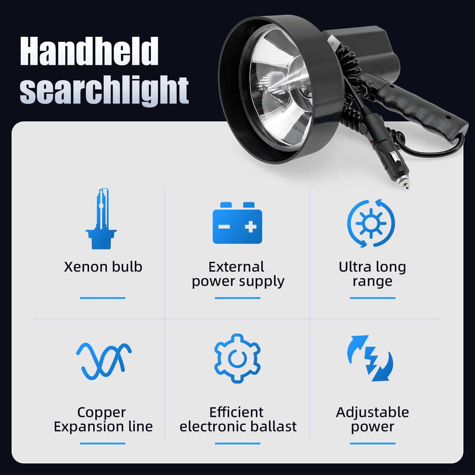 4/5/7/9 inch Searchlight Water - Outdoor Power Reno ulasan dan harga