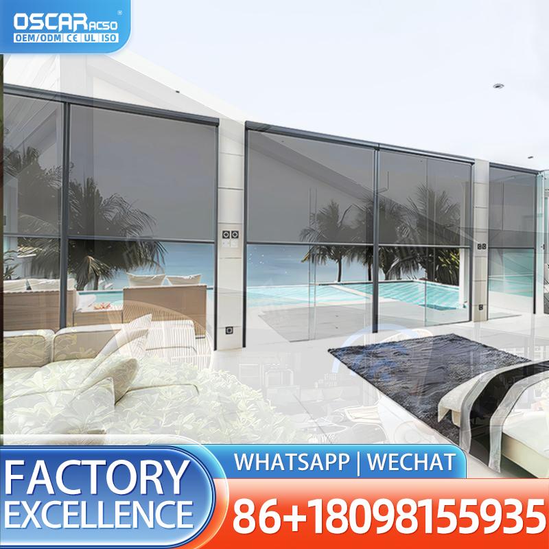 Electric Vertical Roller Blind - Outdoor Power Blinds ulasan dan harga