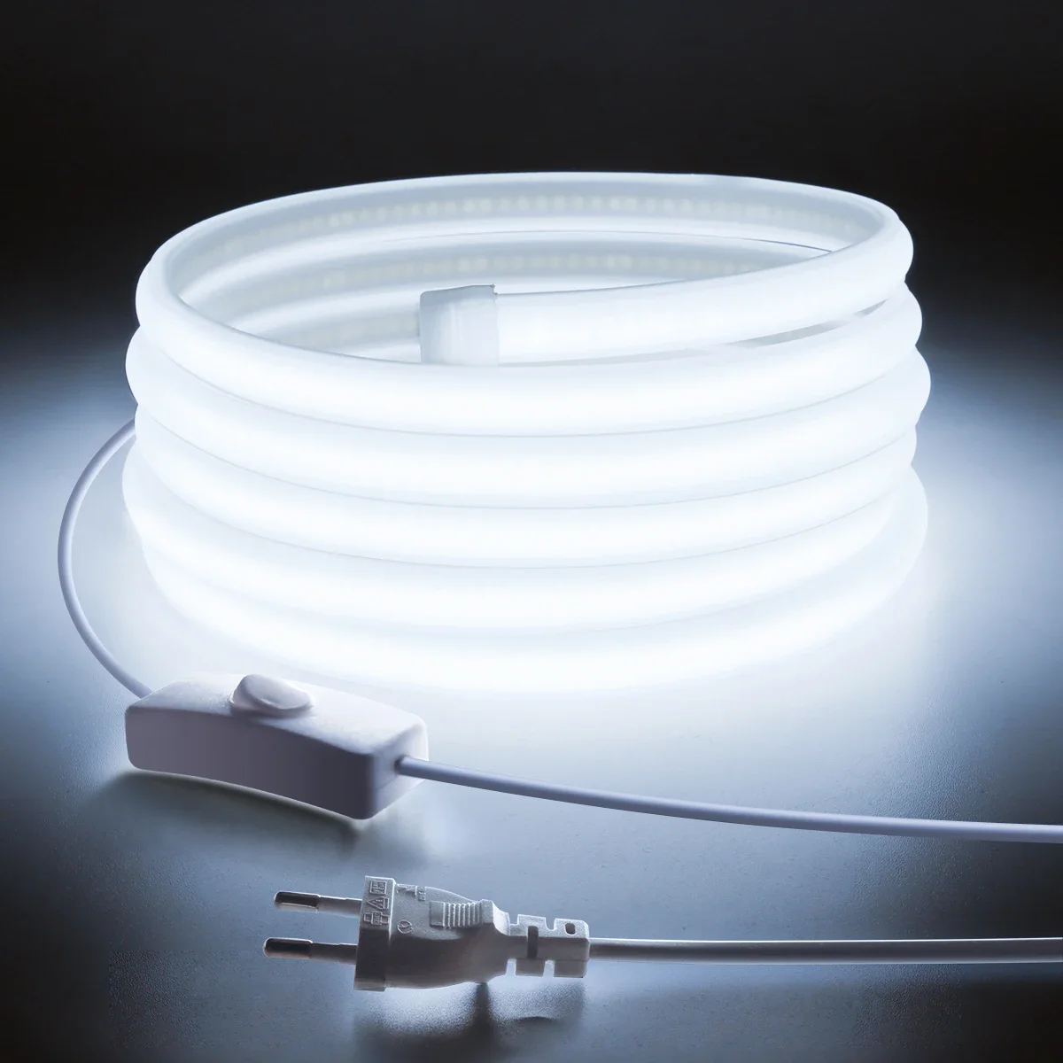 110V 220V Cob LED Strip Light  - Outdoor Power Strip ulasan dan harga