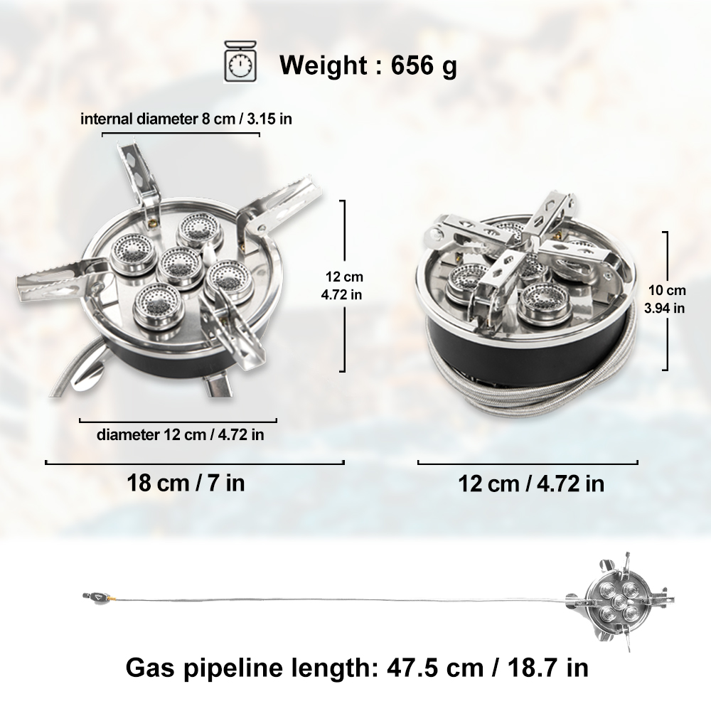 Widesea Camping 5in1 Gas Stove - Outdoor Power Equipment Brands ulasan dan harga