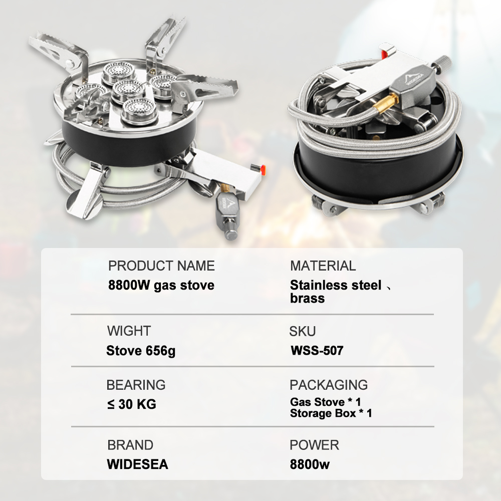Widesea Camping 5in1 Gas Stove - Outdoor Power Equipment Brands ulasan dan harga