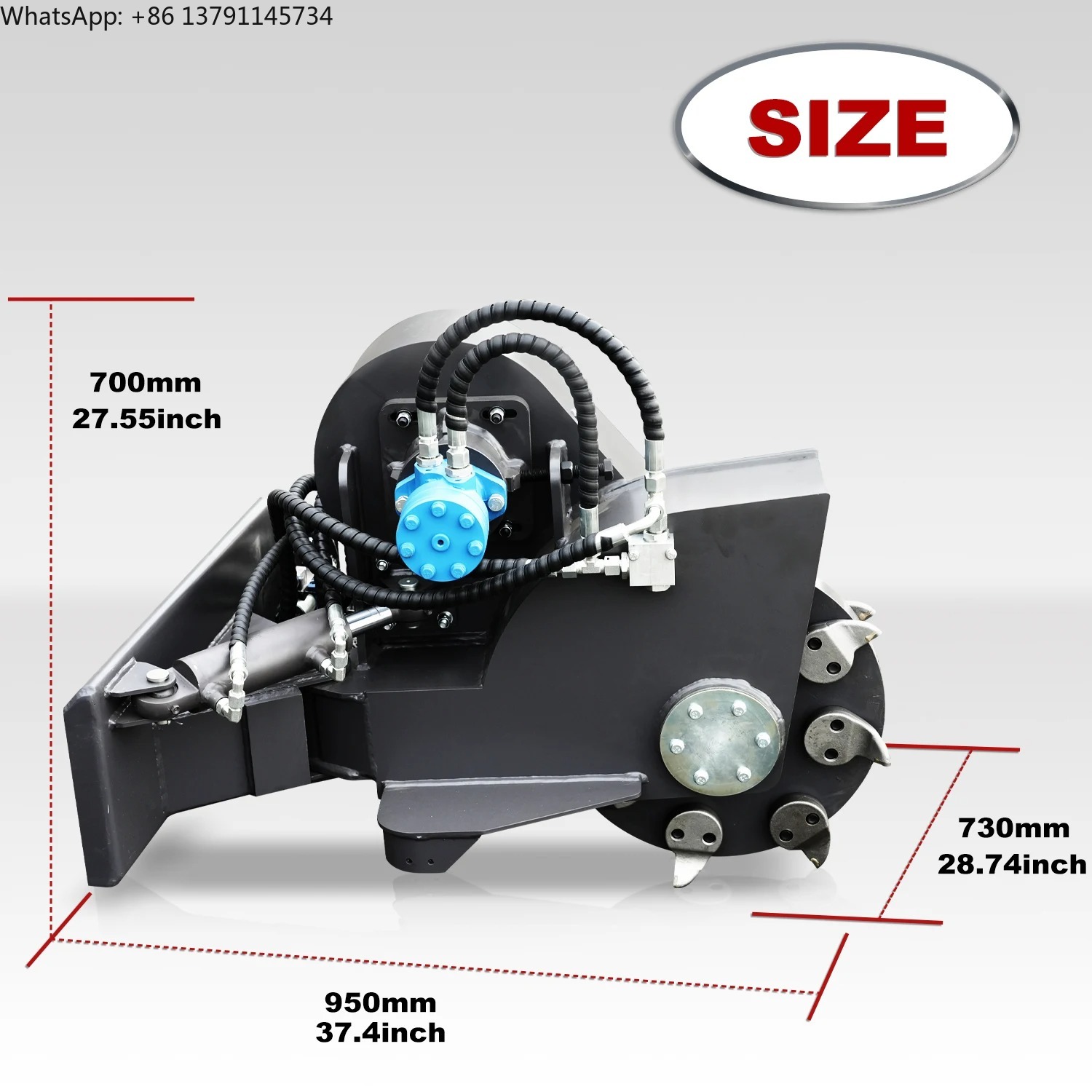 stump grinder attachment is a  - Stump Grinder Attachment ulasan dan harga