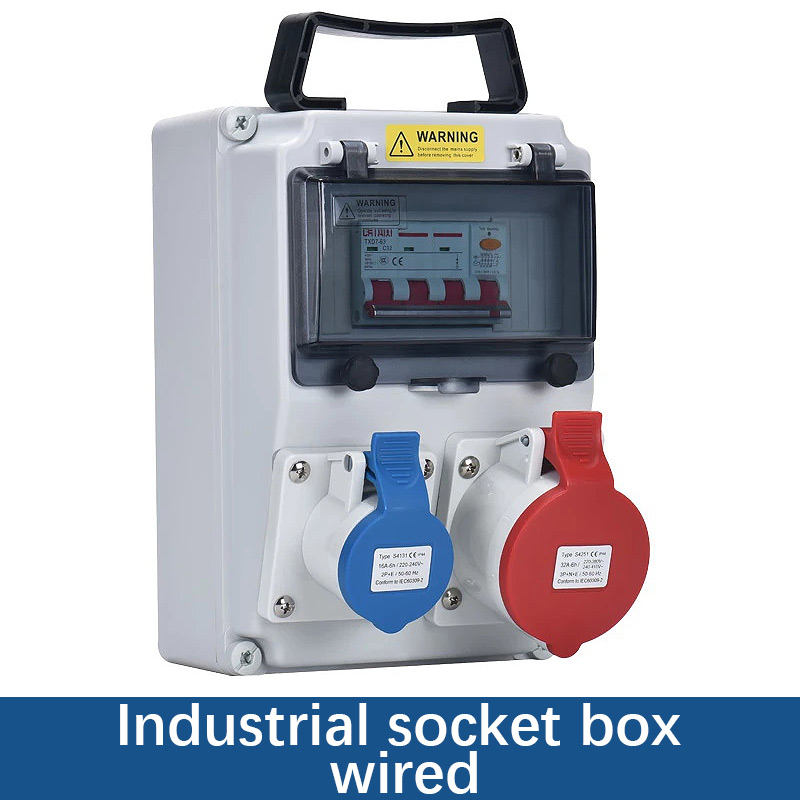 Waterproof Industrial socket b - Outdoor Power Hub ulasan dan harga
