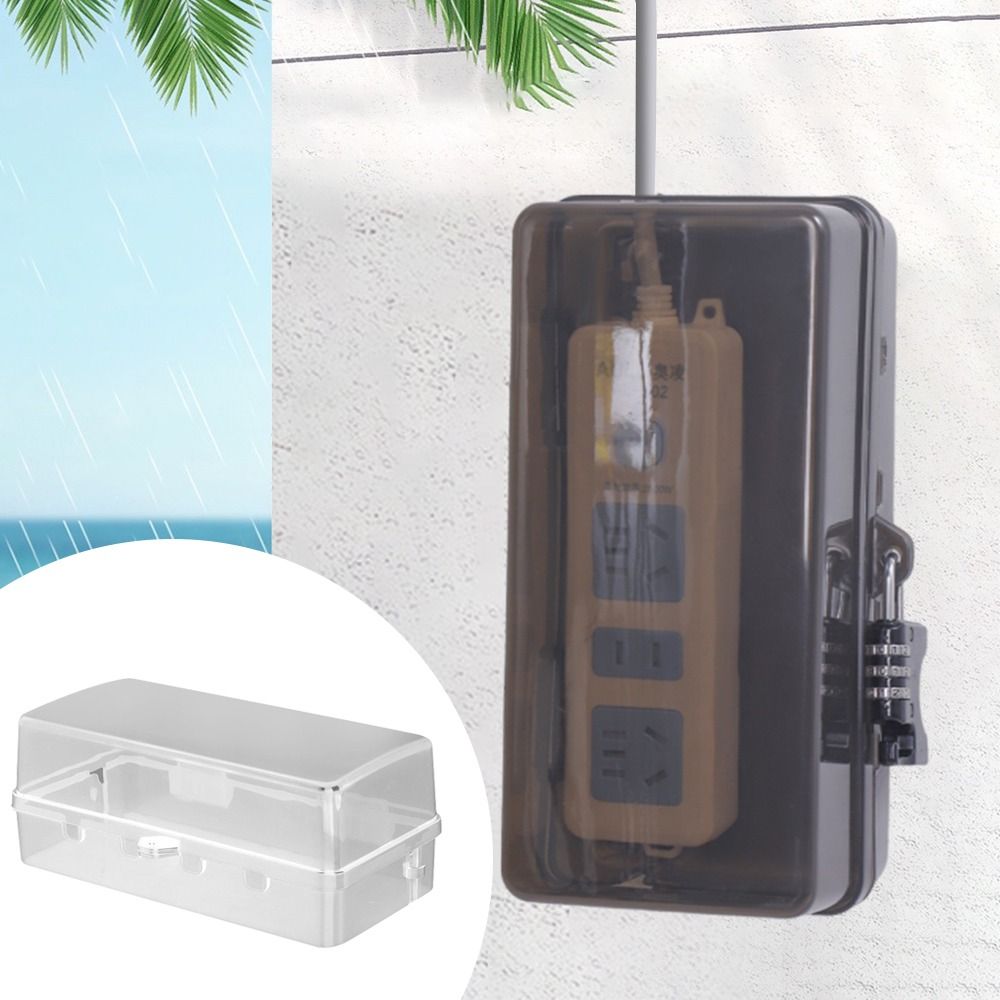Portable Plastic Plug Box Anti - Outdoor Power Strip ulasan dan harga