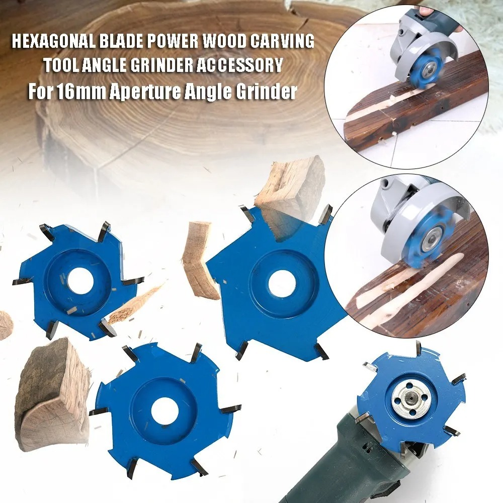 New Hexagonal Blade Fillet Pow - Stump Grinder Attachment ulasan dan harga