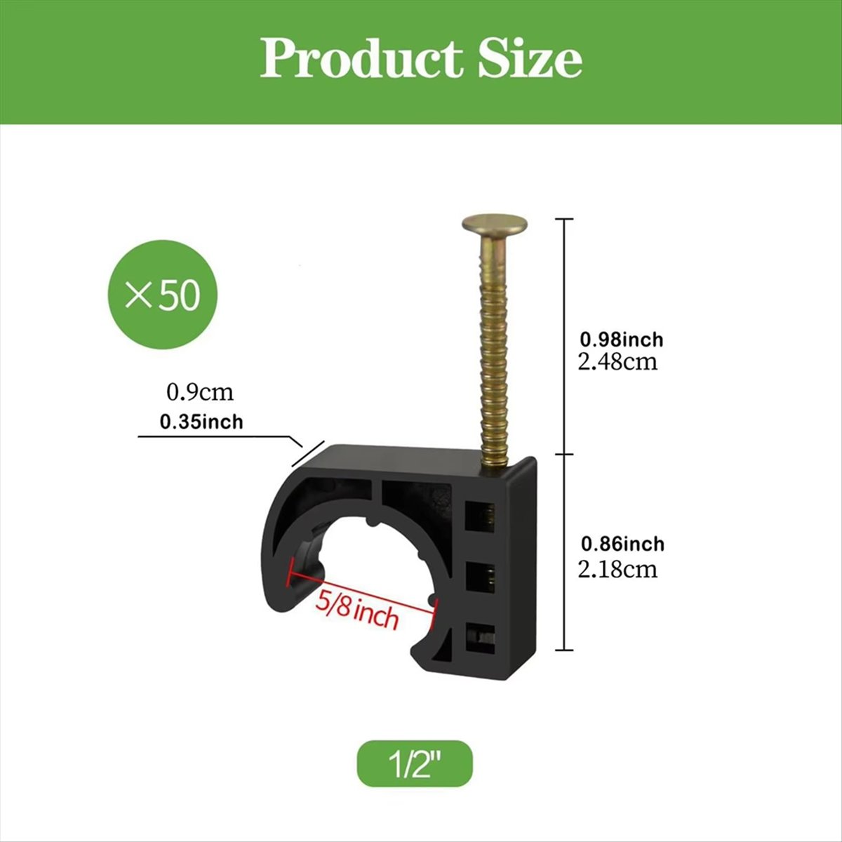 Reliable- 1/2 Inch Pipe Clamp  - Outdoor Power Vent ulasan dan harga
